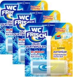 WC FRISCH Duo-Duftspüler 10er Pack Lemon WC Reiniger & WC-Duftstein 10x1 Stück -Haushaltsreiniger 025b5857 6577 4594 a226 33564a687d51 1
