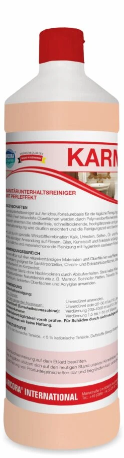 ARCORA Sanitärunterhaltsreiniger No1 SANITÄRREINIGER, 1L -Haushaltsreiniger 0297cfc1 ec50 44fb 908a f465e93bb1e3