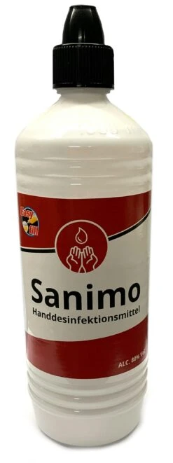 12x 1000ml Sanimo Handdesinfektionsmittel - Anwendungsfertig - Nach Rezept Der WHO Desinfektionsmittel Hände Nachfüllflasche -Haushaltsreiniger 04ef4489 cbe7 494a 9358 70043b470edf