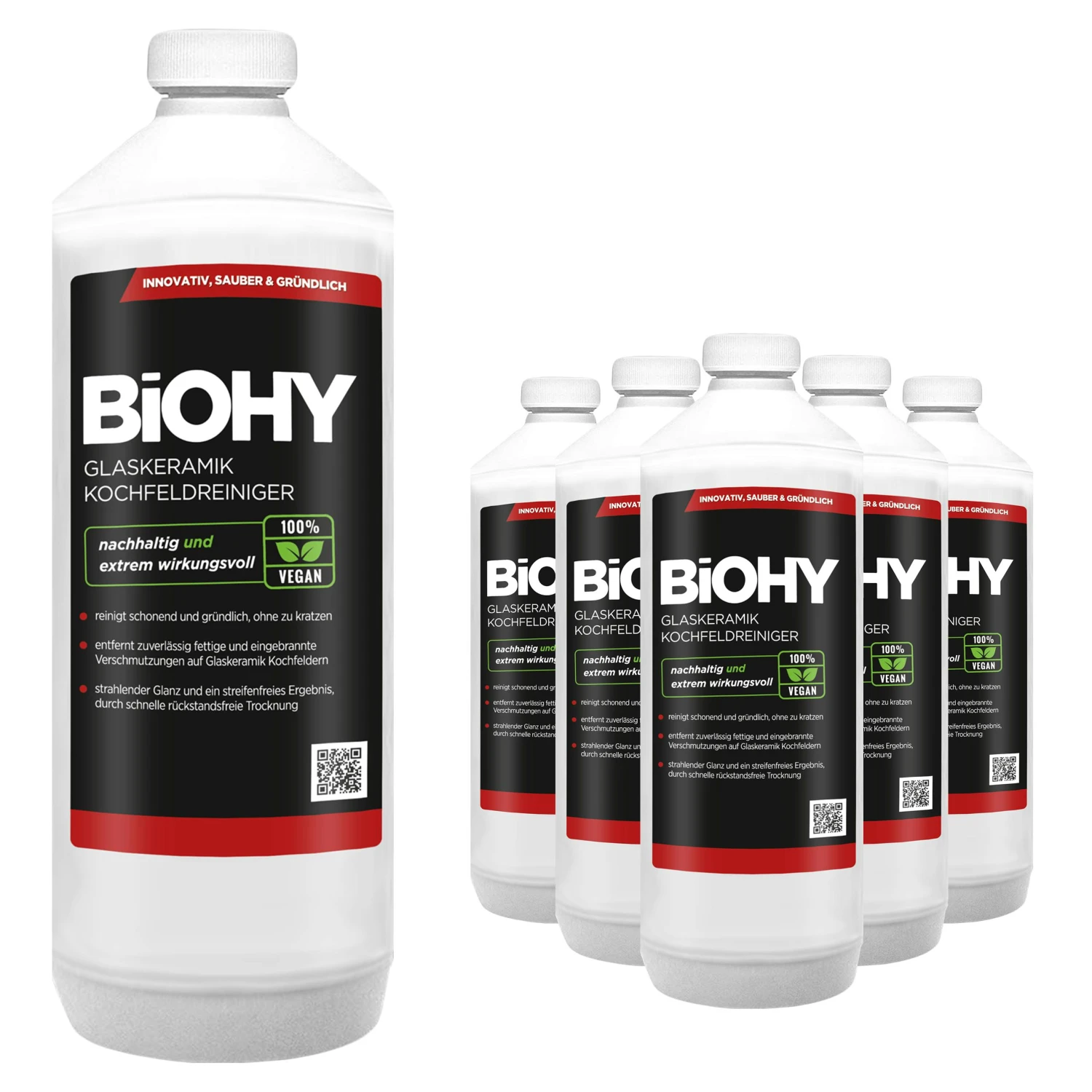 BiOHY Glaskeramik Kochfeldreiniger (2x1l Flasche) | Optimal Zur Reinigung Und Pflege Von Kochfeld Und Induktion | Geeignet Für ALLE GERÄTE 7 BiOHY Glaskeramik Kochfeldreiniger (2x1l Flasche) | Optimal Zur Reinigung Und Pflege Von Kochfeld Und Induktion | Geeignet Für ALLE GERÄTE – Bild 5