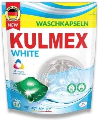 KULMEX - Waschmittel(Caps) - WHITE, 120 Stück (6x20) 3 KULMEX - Waschmittel(Caps) - WHITE, 120 Stück (6x20)