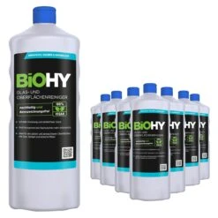 BiOHY Glas- Und Oberflächenreiniger (3x1l Flasche) | Konzentrat | Universalreiniger | Intensiv & Nachhaltig Reinigender Automatenreiniger -Haushaltsreiniger 1f30bab9 a66d 4f15 af3c 910d5713193d
