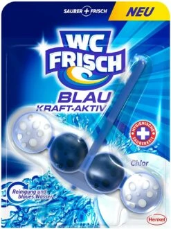 WC Frisch Kraft-Aktiv Blauspüler Chlor WC Reinigen Toilette 5x1 Stück Reiniger -Haushaltsreiniger 255d9826 f8bc 4c37 bd73 5e90f64b5dc4