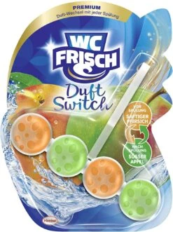 WC Frisch Duft Switch Saftiger Pfirsich Süßer Apfel 10x50g WC Reiniger Reinigung 14 WC Frisch Duft Switch Saftiger Pfirsich Süßer Apfel 10x50g WC Reiniger Reinigung -Haushaltsreiniger 29c42952 fe43 495f a4df ec63a67a5096