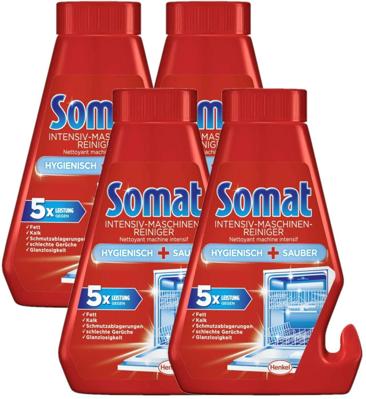 Somat Intensiv-Maschinenreiniger Spülmaschinen Reiniger Spülen Waschen 4x250 Ml 3 Somat Intensiv-Maschinenreiniger Spülmaschinen Reiniger Spülen Waschen 4x250 Ml