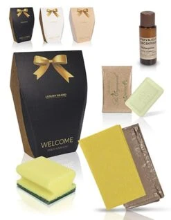 BIO Amenities- Küchenreinigungsset Für Touristenunterkünfte, Campingplätze, B & B - 40 Stück