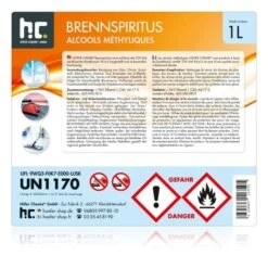 1 X 1 Liter Brennspiritus 94% -Haushaltsreiniger 30fcf499 b3aa 4ff3 8399 741946081bcf