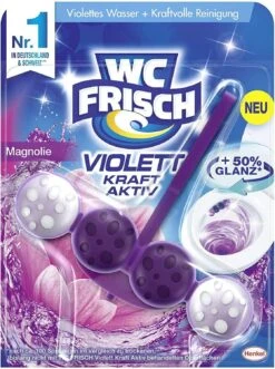 WC FRISCH Kraft Aktiv Violettspüler Magnolie 3x50g WC Reiniger Reinigung -Haushaltsreiniger 3a2ae0d9 f59a 4fa6 b108 25f20c12d866