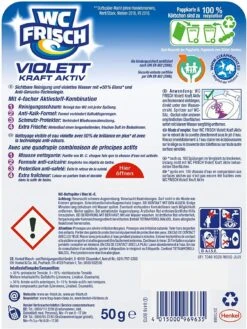 WC FRISCH Kraft Aktiv Violettspüler Magnolie WC-Reiniger Und Farbspüler 1 Stück -Haushaltsreiniger 42078c12 a9e0 4568 a1fb 9a468fe02f6a