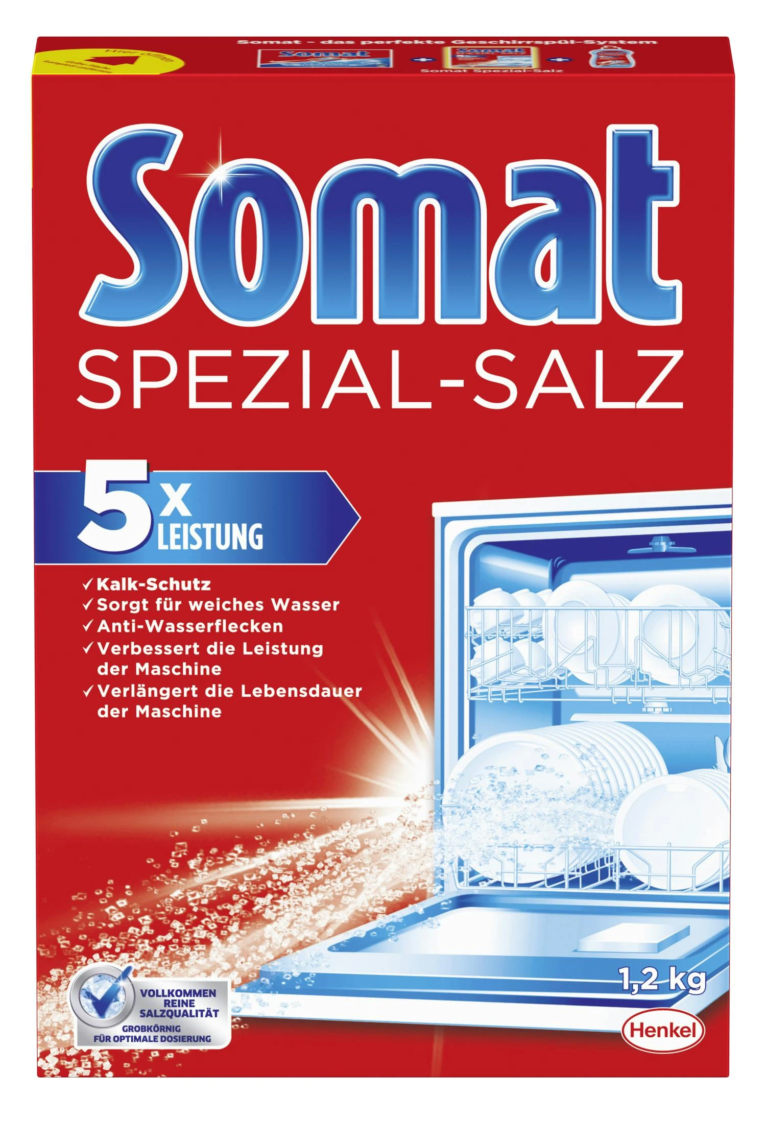Somat Spezial-Salz Spülmaschinensalz 2x1,2kg Kalkschutz Reinigung 8 Somat Spezial-Salz Spülmaschinensalz 2x1,2kg Kalkschutz Reinigung – Bild 6