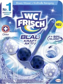 WC FRISCH Kraft Aktiv Blauspüler Chlor 10x50g WC Reiniger Toilettenreiniger -Haushaltsreiniger 466eaaba 9d65 4c9f bdb4 45a53085e2c8 1
