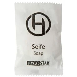 250x Hotelseife Einzeln Verpackt Weiss Rund Ø 4 Cm Schlauchbeutel Seife Gästezimmerseife Hotelzimmerseife