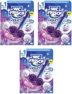 WC FRISCH Kraft Aktiv Violettspüler Magnolie 5x50g WC Reiniger Reinigung -Haushaltsreiniger 51f8779c 8e68 4ec7 a546 3ed0672e1a0e 3