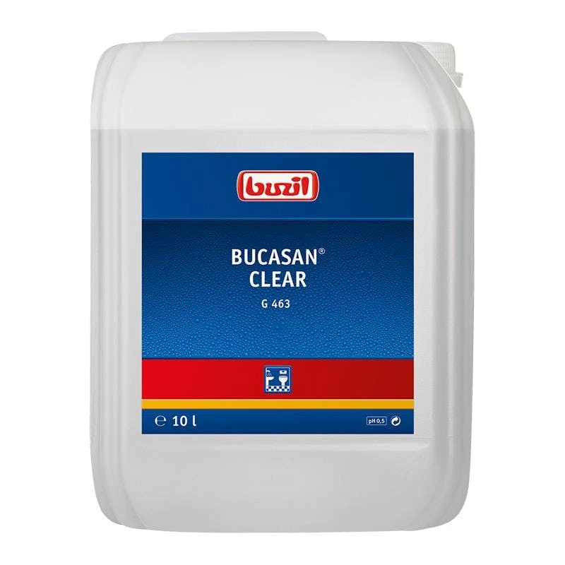 Buzil Bucasan® Clear G 463 Sanitärunterhaltsreiniger 10 L Kanister 3 Buzil Bucasan® Clear G 463 Sanitärunterhaltsreiniger 10 L Kanister