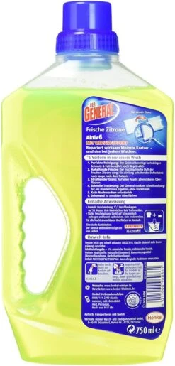 Der General Universal Frische Zitrone Allzweckreiniger 750 Ml Reiniger -Haushaltsreiniger 56ff2b68 7a3b 4d82 a7b9 66b8892dd193