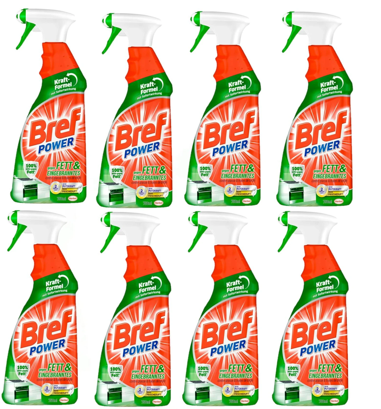 Bref Power Gegen Kalk Und Schmutz Kalkreiniger 8x750 Ml Sprühflasche Reiniger 6 Bref Power Gegen Kalk Und Schmutz Kalkreiniger 8x750 Ml Sprühflasche Reiniger – Bild 4