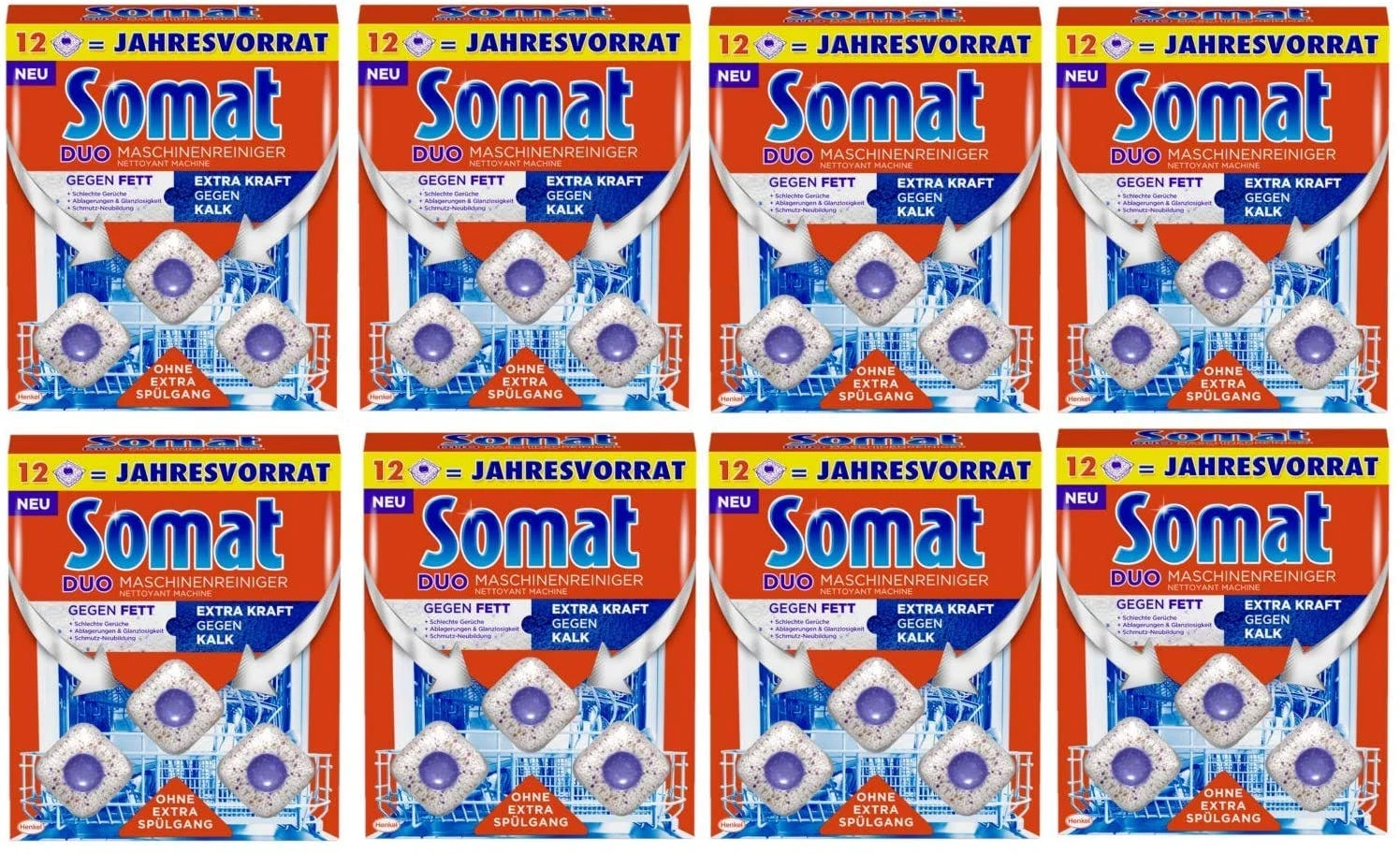 Somat Maschinenreiniger Hygienisch Und Sauber Spülmaschinen Tabs 7x12 Stück 4 Somat Maschinenreiniger Hygienisch Und Sauber Spülmaschinen Tabs 7x12 Stück – Bild 2