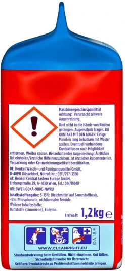 Somat Classic Pulver Geschirrspülmittel 1200 G Für 60 Reinigungen Reiniger -Haushaltsreiniger 623ef361 12ef 4c87 a0bc 982972403378