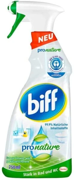 Biff Pro Nature Badreiniger Bad Badezimmer Sprühflasche 4x750 Ml Reniger Pack -Haushaltsreiniger 6fe8517c 87c6 402a b204 630f2ea75b8f 4