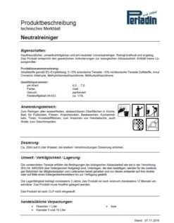 Perladin Premium Neutralreiniger 5 L Kanister Mit Ablasshahn Universal Reiniger 5 Liter -Haushaltsreiniger 735a8994 b6e6 4208 b289 01a4b831df59 1