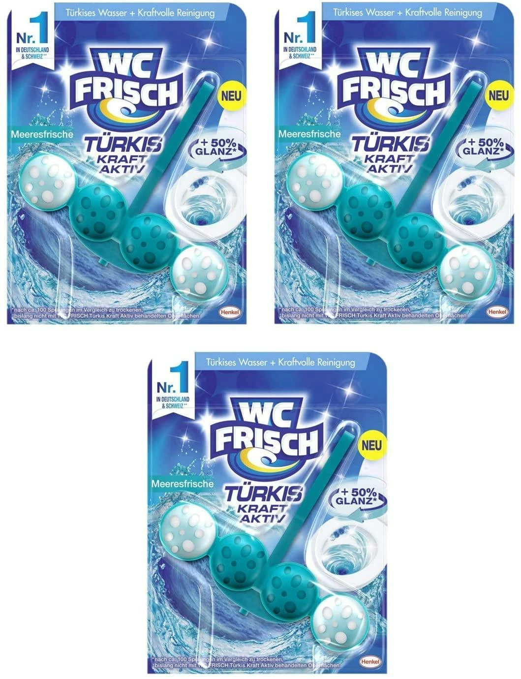 WC FRISCH Kraft Aktiv Blauspüler Chlor 5x150g WC Reiniger Toilettenreiniger 9 WC FRISCH Kraft Aktiv Blauspüler Chlor 5x150g WC Reiniger Toilettenreiniger – Bild 7