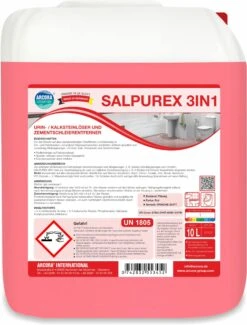 ARCORA Radikaler Sanitärgrundreiniger Auf Salzsäurebasis SALPUREX 3IN1 , 10L