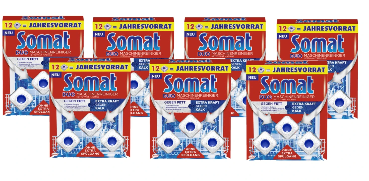Somat Intensiv-Maschinenreiniger Spülmaschinen Reiniger Spülen Waschen 4x250 Ml 7 Somat Intensiv-Maschinenreiniger Spülmaschinen Reiniger Spülen Waschen 4x250 Ml – Bild 5