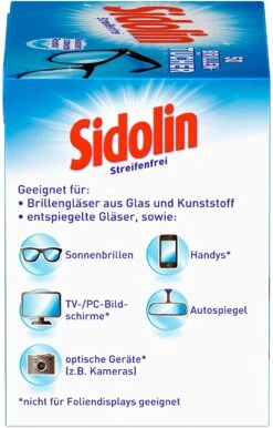 Sidolin Brillen Putztücher 50 Stück Reinigungstücher Brillenputztücher Reiniger 14 Sidolin Brillen Putztücher 50 Stück Reinigungstücher Brillenputztücher Reiniger -Haushaltsreiniger 93951b7c db0b 4d87 a837 5e51ee5f2108