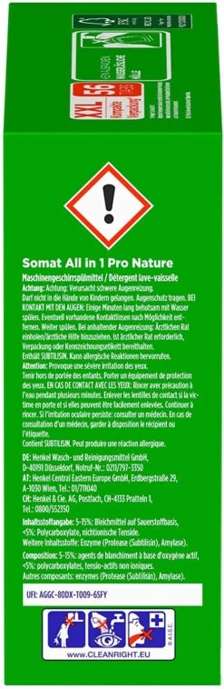 Somat All In 1 Pro Nature Spülmaschinen Tabs 56 Tabs Spülmittel Spülen Reinigung 14 Somat All In 1 Pro Nature Spülmaschinen Tabs 56 Tabs Spülmittel Spülen Reinigung -Haushaltsreiniger 9872c98b 0dfe 495c 8ec9 4398641fc39b