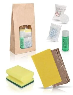 Amenities- Reinigungsset In Kraftpapiertüte Nr.8 Für Touristenunterkünfte - 42 Stück