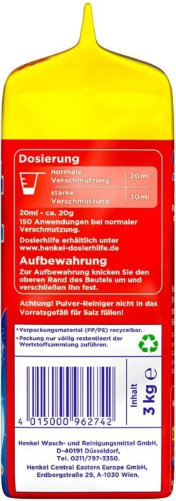 Somat Classic Spülmaschinen Pulver 3 Kg Geschirrspülreiniger Reinigung Reiniger -Haushaltsreiniger 9f538e36 fc77 4d63 8854 6ce3549a5911