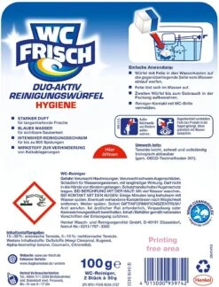 WC FRISCH Duo-Aktiv Hygiene Reinigungswürfel 100g WC Reiniger WC Reinigung 14 WC FRISCH Duo-Aktiv Hygiene Reinigungswürfel 100g WC Reiniger WC Reinigung -Haushaltsreiniger 9fb30515 7826 4fbc ab15 8d58e3514569