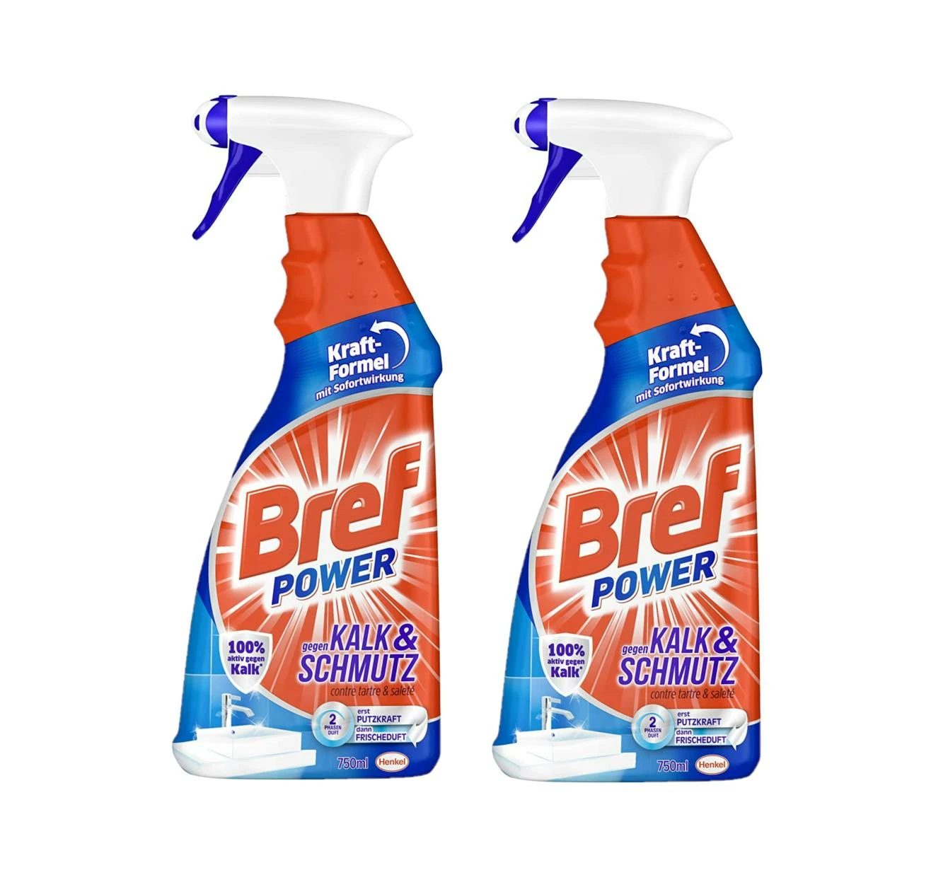 Bref Power Gegen Kalk Und Schmutz Kalkreiniger 8x750 Ml Sprühflasche Reiniger 4 Bref Power Gegen Kalk Und Schmutz Kalkreiniger 8x750 Ml Sprühflasche Reiniger – Bild 2
