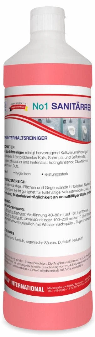 ARCORA Sanitärunterhaltsreiniger BILANZ FRESH, 1L 5 ARCORA Sanitärunterhaltsreiniger BILANZ FRESH, 1L – Bild 3