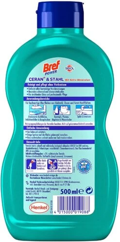 Bref Power Ceran & Stahl 6er Pack Edelstahl Reinigung 6x500 Ml Reinigungsmittel -Haushaltsreiniger b925aad2 719c 46bf be3b cb41298aea0e