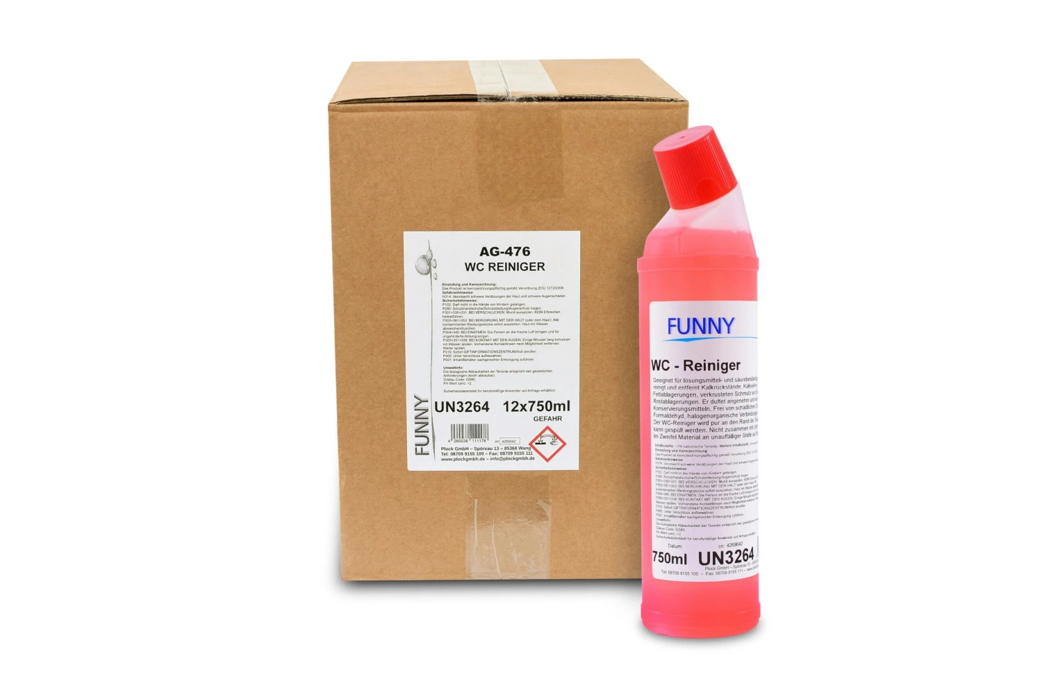 Funny WC-Reiniger | 12 X 750 Ml | Kalklösend 8 Funny WC-Reiniger | 12 X 750 Ml | Kalklösend – Bild 6