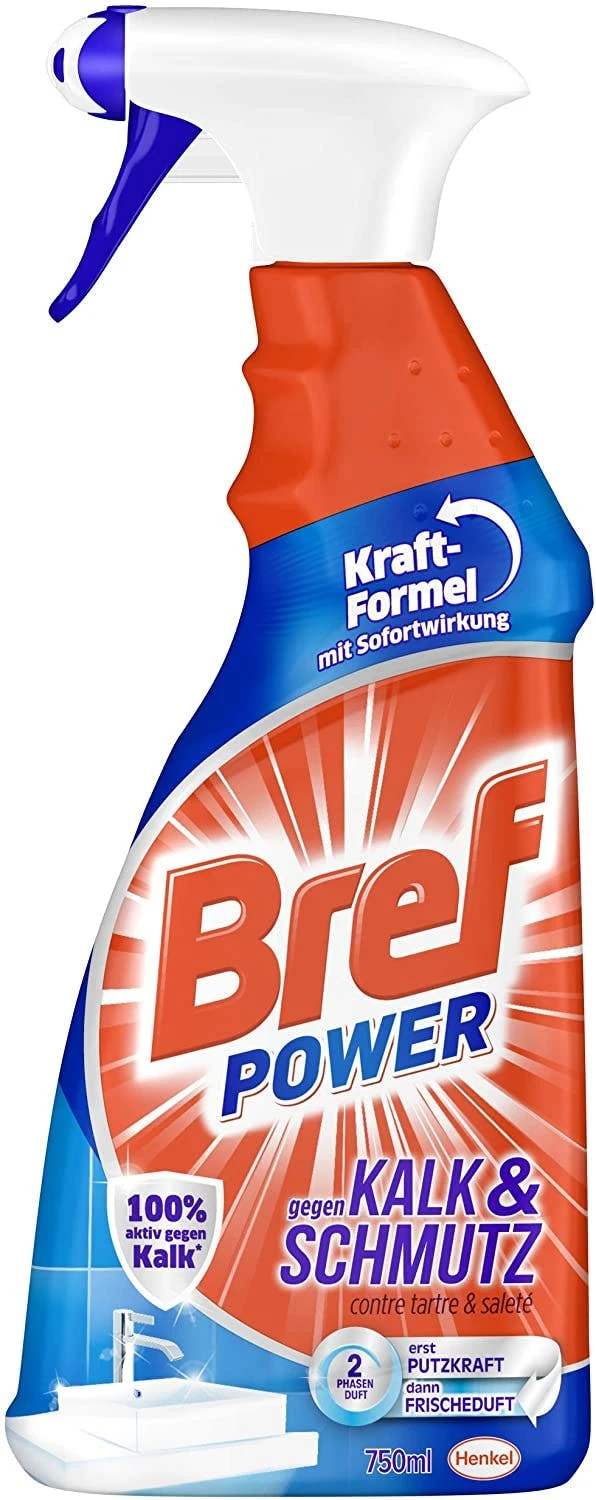 Bref Power Gegen Kalk Und Schmutz Kalkreiniger 8x750 Ml Sprühflasche Reiniger 8 Bref Power Gegen Kalk Und Schmutz Kalkreiniger 8x750 Ml Sprühflasche Reiniger – Bild 6