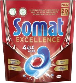 Somat Excellence 4in1 Caps 8x20 Caps Spülmaschinen Reinigung Geschirrspülmittel -Haushaltsreiniger cb4ad769 d8a9 4dbc 85d9 d80c6f2664c7
