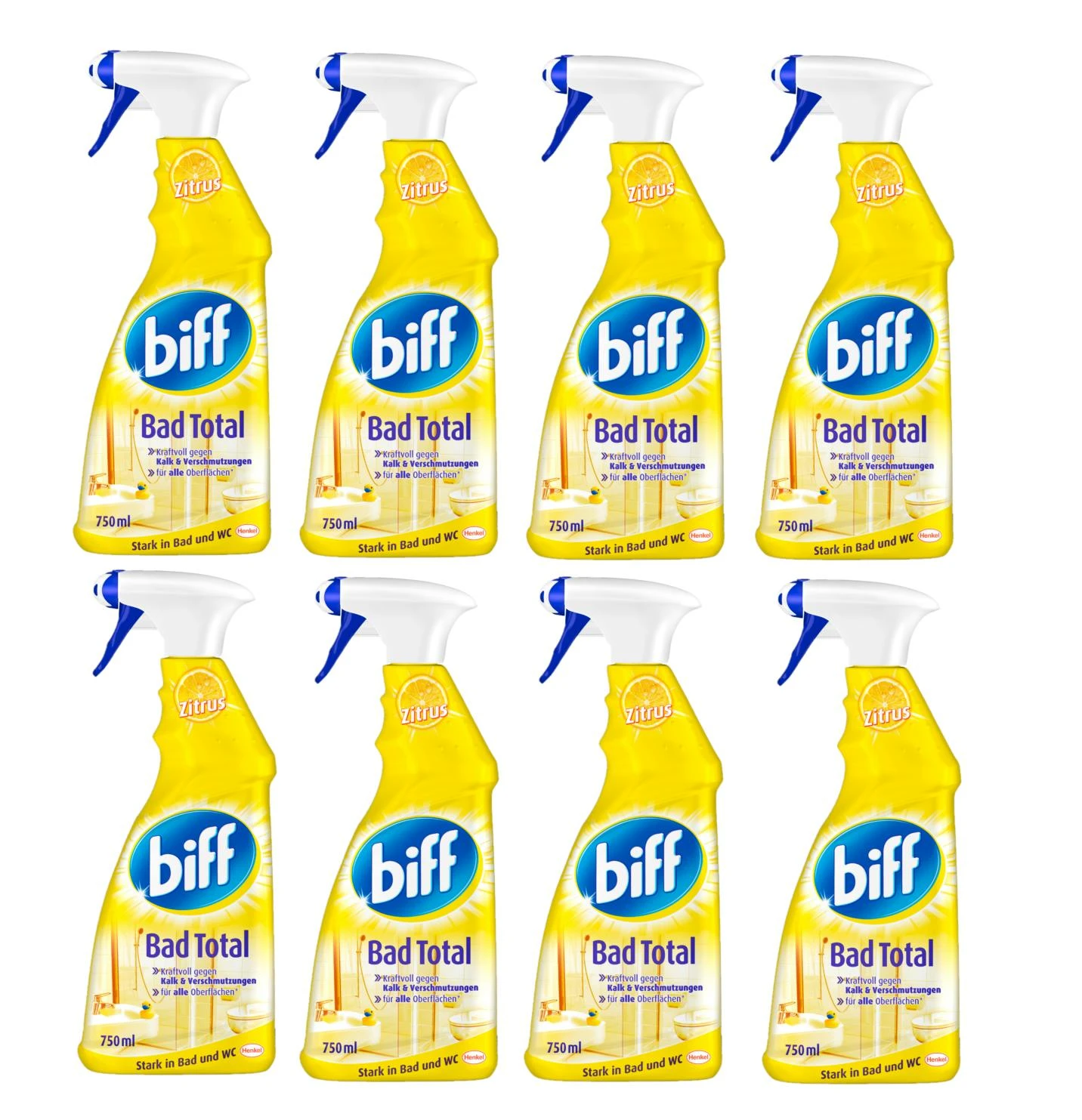 Biff Bad Total Zitrus Badreiniger 750ml Sprühflasche Reiniger Reinigungsmittel 6 Biff Bad Total Zitrus Badreiniger 750ml Sprühflasche Reiniger Reinigungsmittel – Bild 4