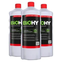 BiOHY Sanitärreiniger (12x1l Flasche) | Kalkzersetzendes Konzentrat Für Den Sanitärbereich | Badreiniger Mit Angenehme & Frischen Duft | EXTRA STARK -Haushaltsreiniger dc5c390f b978 4886 b9e9 c14de98d0f13 3