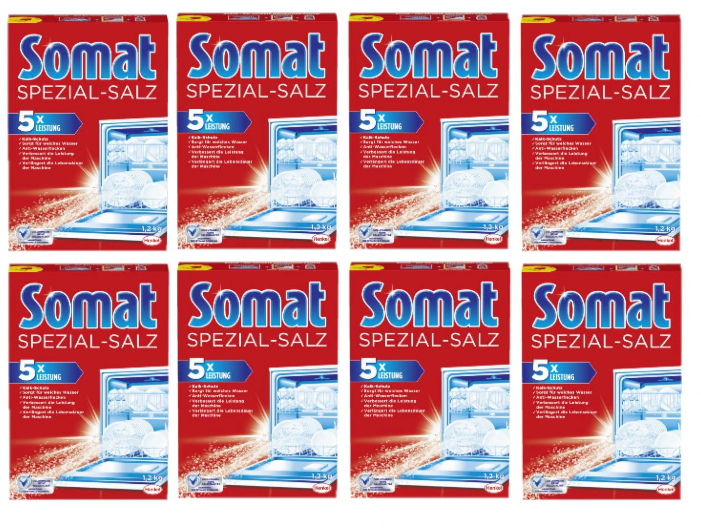 Somat Spezial-Salz Spülmaschinensalz 2x1,2kg Kalkschutz Reinigung 6 Somat Spezial-Salz Spülmaschinensalz 2x1,2kg Kalkschutz Reinigung – Bild 4