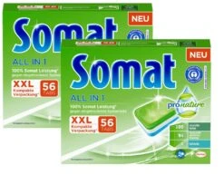 Somat All In 1 Pro Nature Spülmaschinen Tabs 56 Tabs Spülmittel Spülen Reinigung 12 Somat All In 1 Pro Nature Spülmaschinen Tabs 56 Tabs Spülmittel Spülen Reinigung -Haushaltsreiniger f013cde5 32f2 40de 93e7 40cf751692ea 3