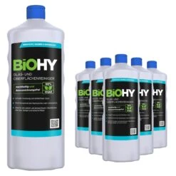 BiOHY Glas- Und Oberflächenreiniger (2x1l Flasche) | Konzentrat | Universalreiniger | Intensiv & Nachhaltig Reinigender Automatenreiniger -Haushaltsreiniger faf2b7ca ed39 431d b4ed a6e92d594181